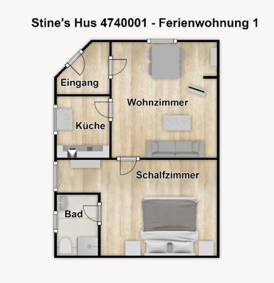 Stine'S Hus Ferienwohnung 1 Borkum Kültér fotó